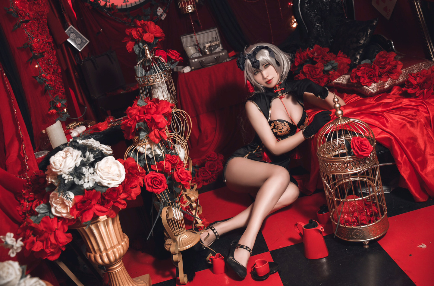 黑贞德旗袍cosplay (5/9) 黑贞德旗袍cosplay 第5张 - 黑贞德图集