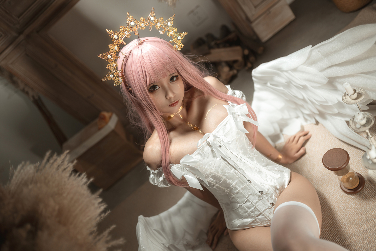 私房写真，天使女孩 | cos美图精选图集-coser喵-coser美图-coser聚集地