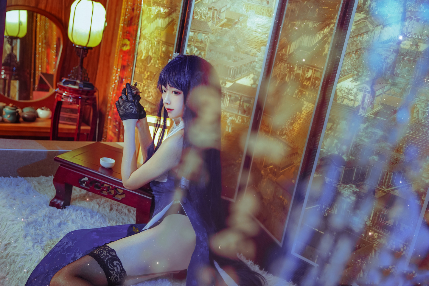 碧蓝航线 吾妻旗袍cosplay 第4张 - 吾妻图集