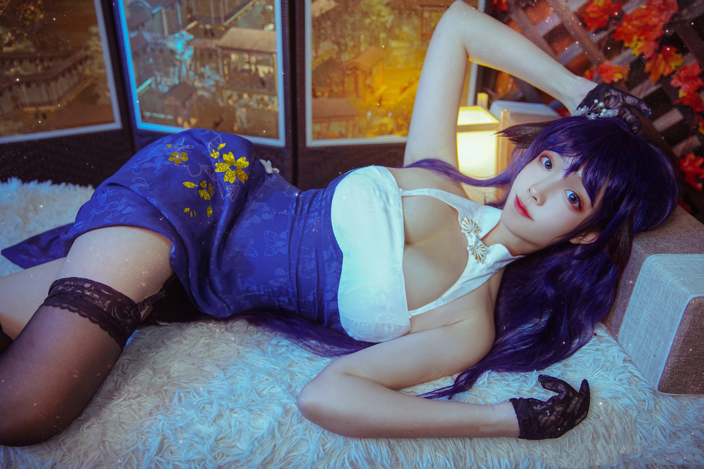 碧蓝航线 吾妻旗袍cosplay 第6张 - 吾妻图集