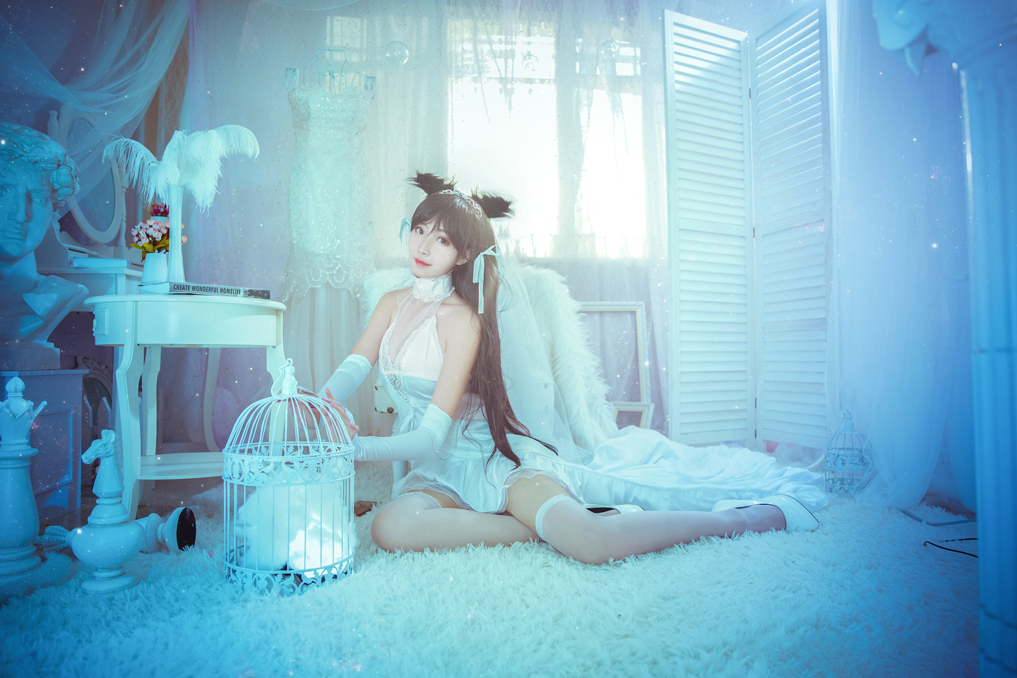 碧蓝航线 爱宕犬花嫁cosplay | 想不到名字的阿八cos爱宕犬花嫁-coser喵-coser美图-coser聚集地