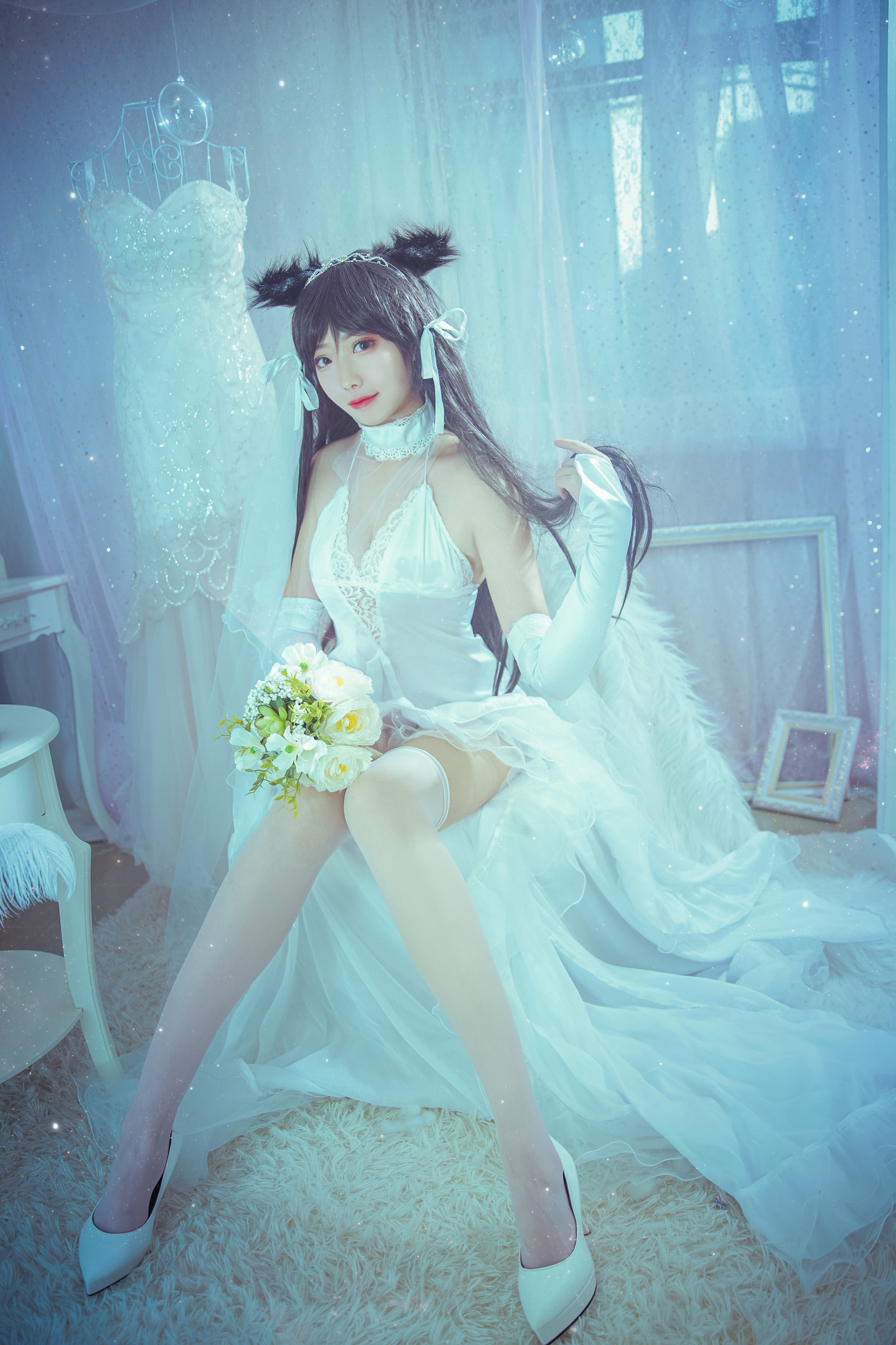 碧蓝航线 爱宕犬花嫁cosplay (3/8) 碧蓝航线 爱宕犬花嫁cosplay 第3张 - 爱宕犬花嫁图集