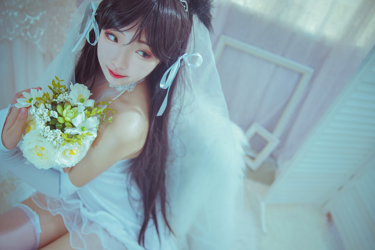 碧蓝航线 爱宕犬花嫁cosplay (5/8) 碧蓝航线 爱宕犬花嫁cosplay 第5张 - 爱宕犬花嫁图集