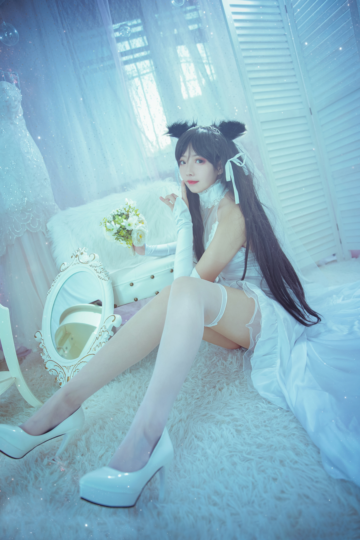碧蓝航线 爱宕犬花嫁cosplay (6/8) 碧蓝航线 爱宕犬花嫁cosplay 第6张 - 爱宕犬花嫁图集