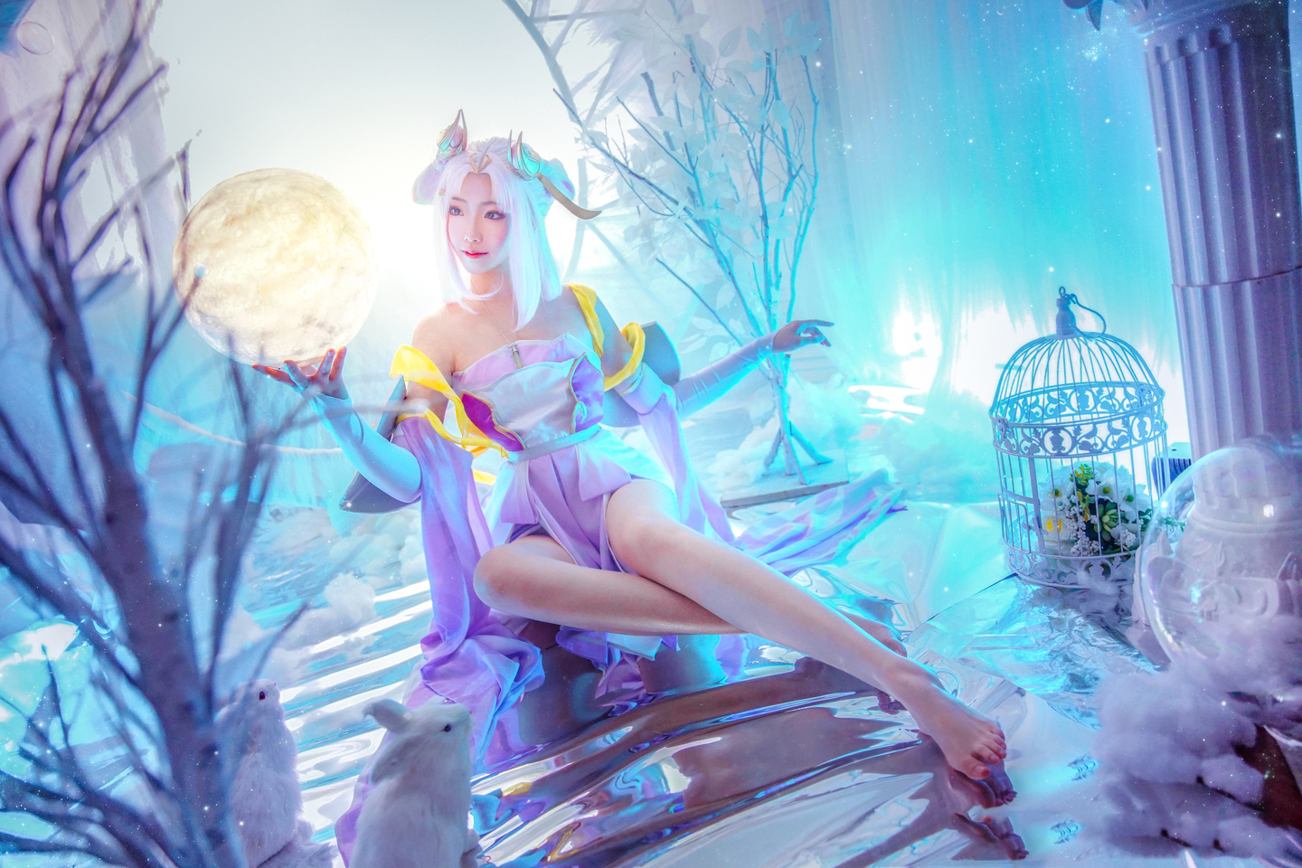 王者荣耀 嫦娥cosplay | 想不到名字的阿八cos嫦娥-coser喵-coser美图-coser聚集地