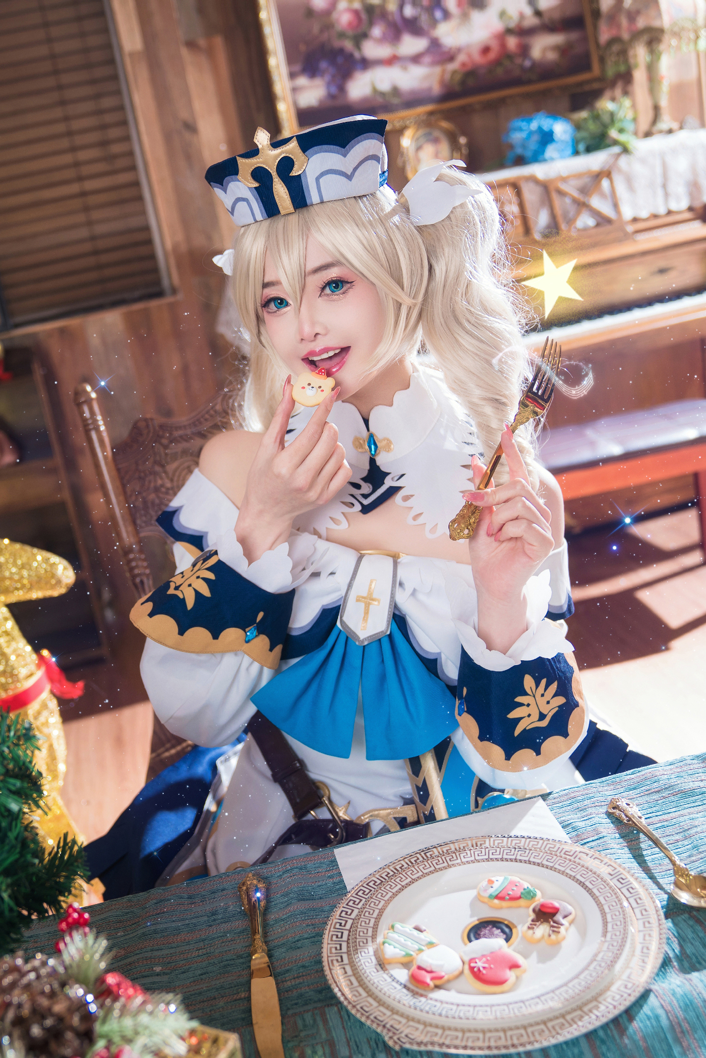 原神 芭芭拉cosplay (2/7) 原神 芭芭拉cosplay 第2张 - 芭芭拉图集