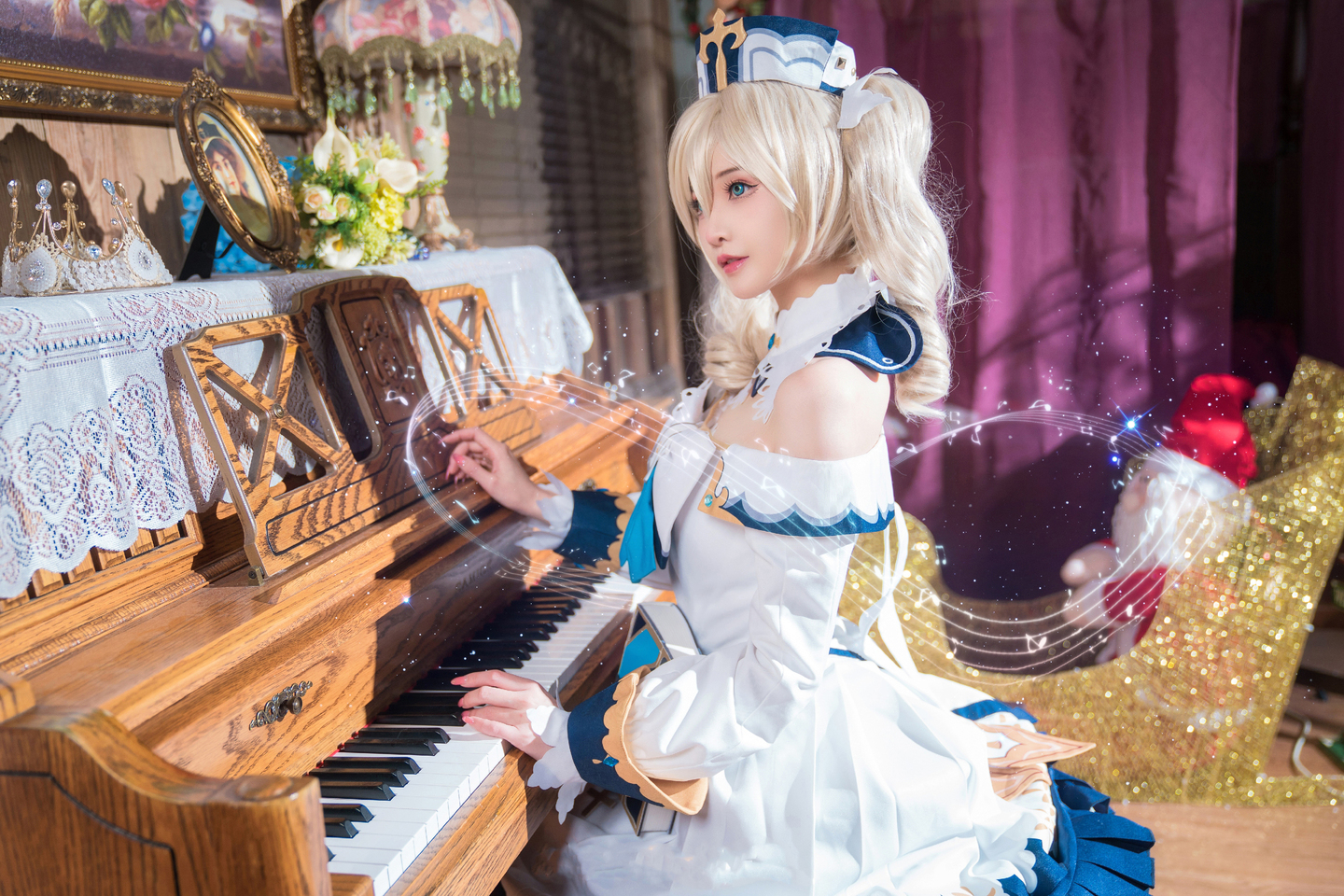原神 芭芭拉cosplay (4/7) 原神 芭芭拉cosplay 第4张 - 芭芭拉图集