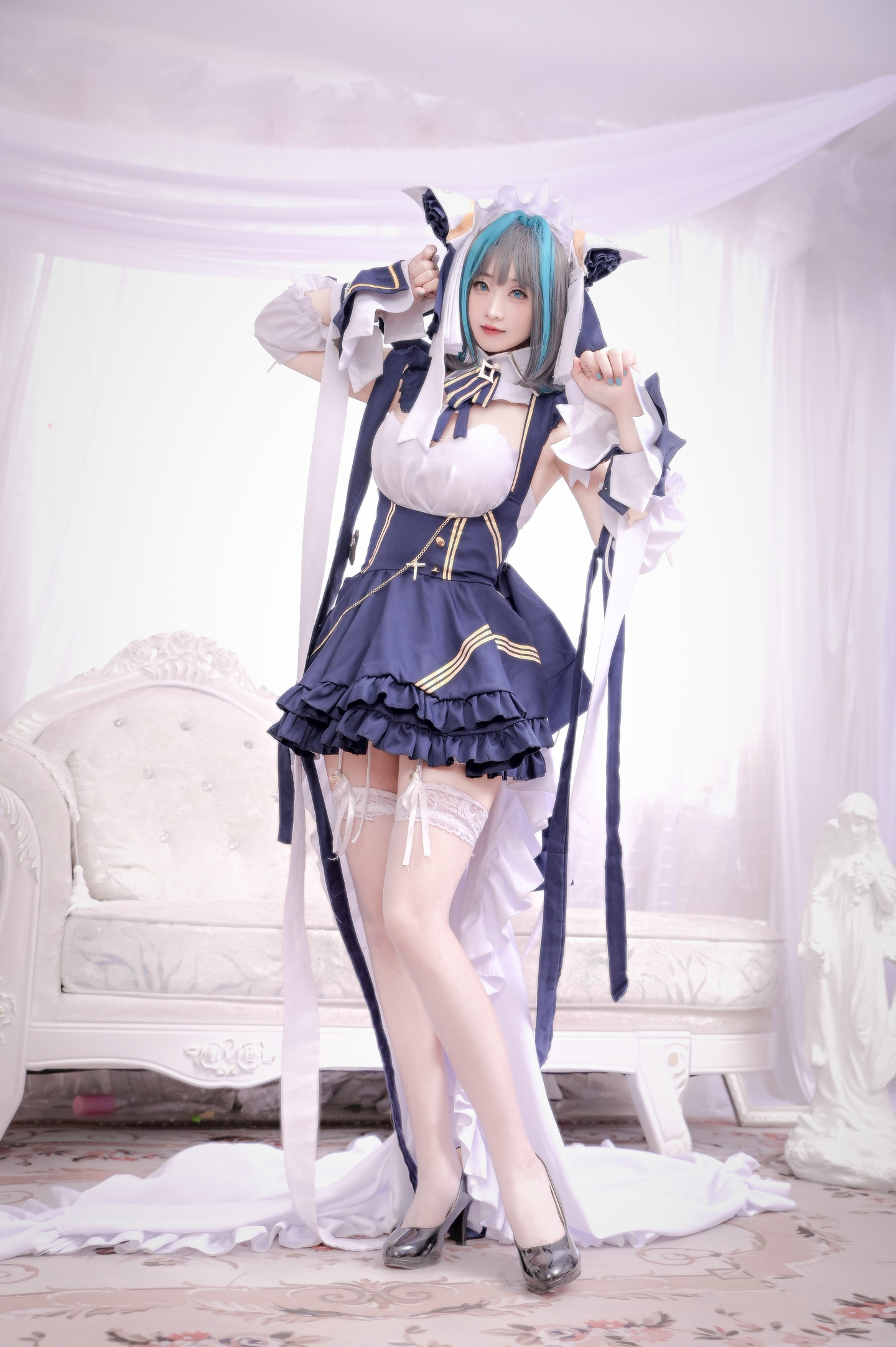 柴郡cosplay，柴郡才不是猫呢！虽然是像猫一样可爱～ | 小幻仔cos柴郡-coser喵-coser美图-coser聚集地