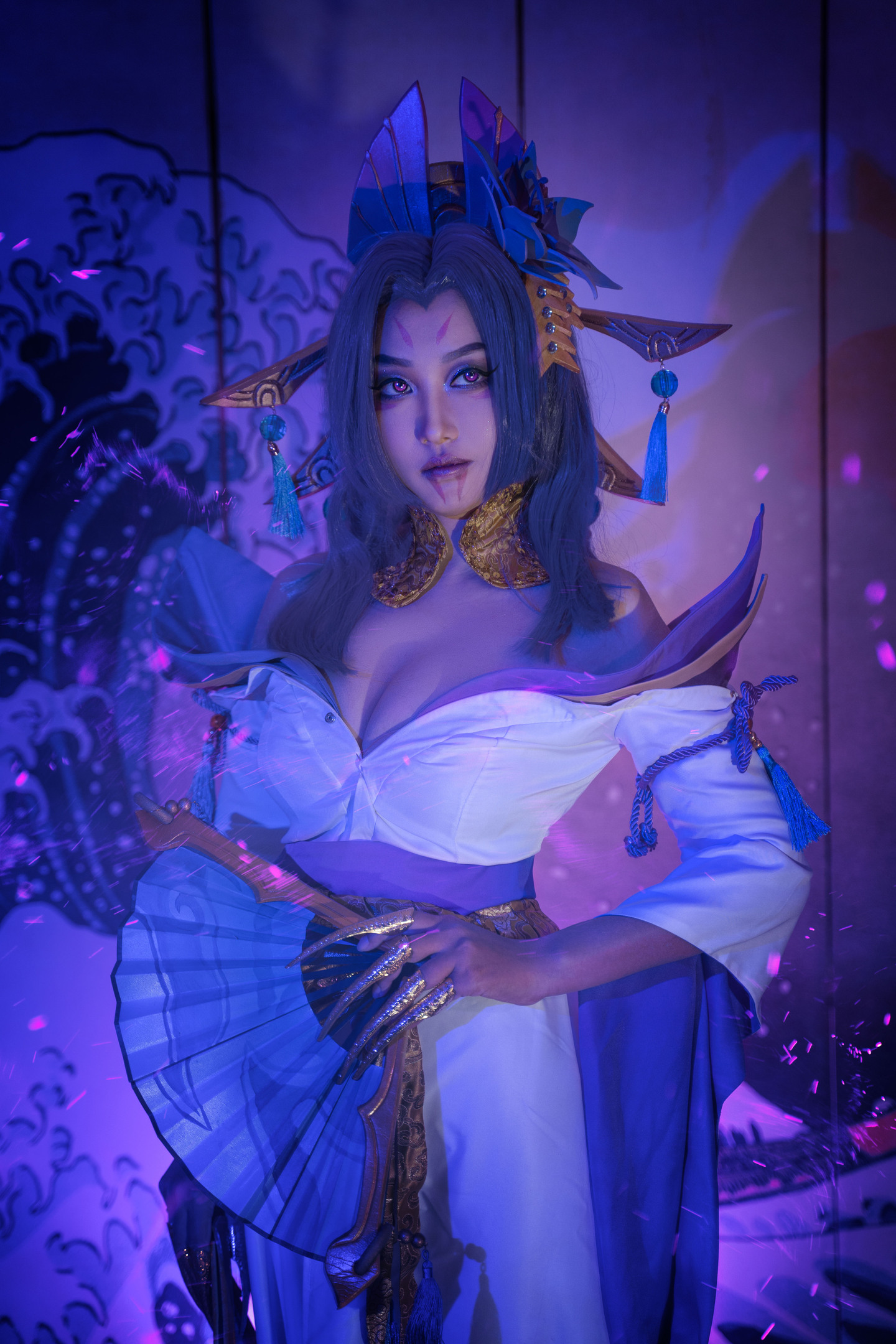 英雄联盟·灵魂莲华cosplay (7/13) 英雄联盟·灵魂莲华cosplay 第7张 - 卡西奥佩娅图集
