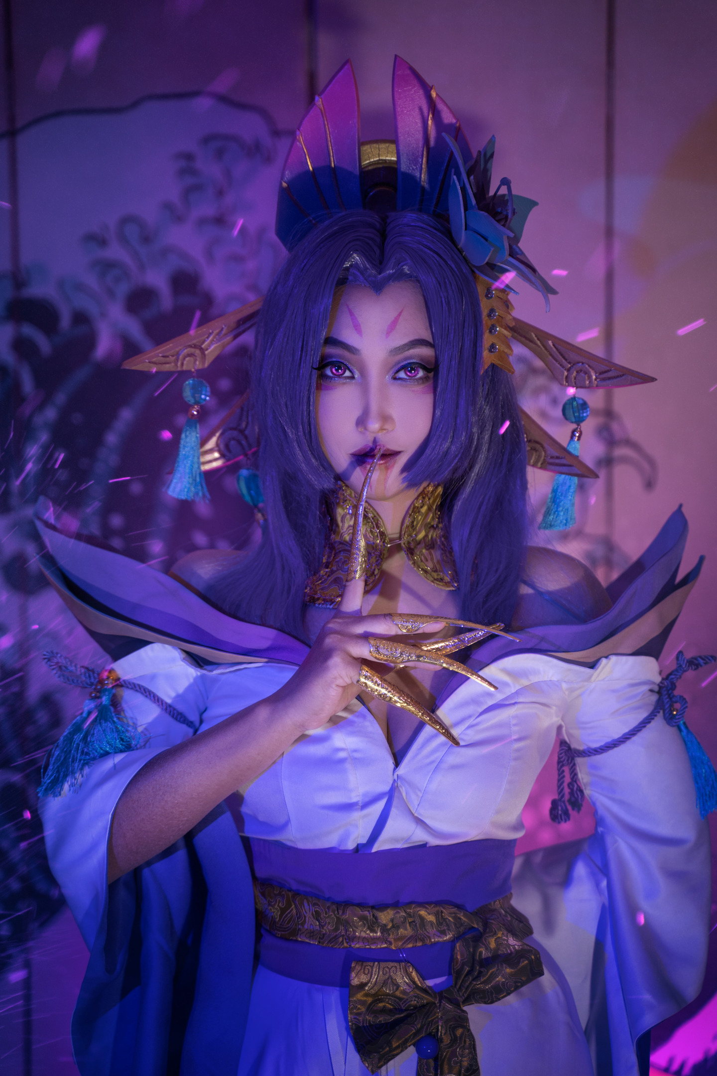 英雄联盟·灵魂莲华cosplay (11/13) 英雄联盟·灵魂莲华cosplay 第11张 - 卡西奥佩娅图集