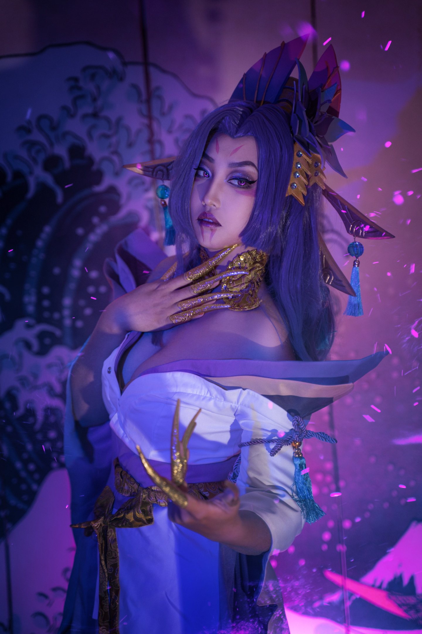 英雄联盟·灵魂莲华cosplay (12/13) 英雄联盟·灵魂莲华cosplay 第12张 - 卡西奥佩娅图集