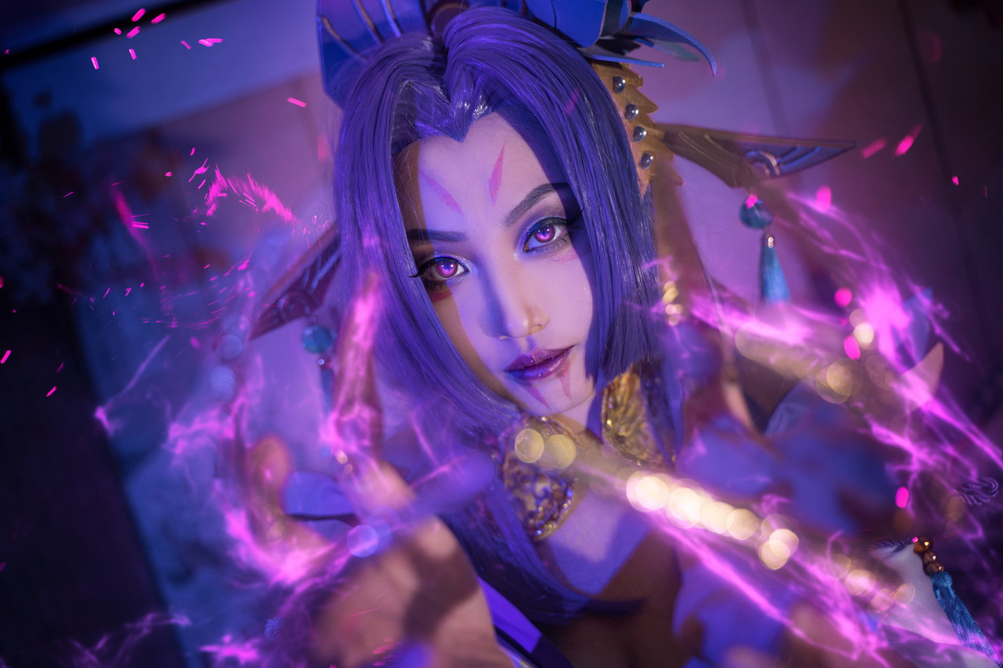 英雄联盟·灵魂莲华cosplay (13/13) 英雄联盟·灵魂莲华cosplay 第13张 - 卡西奥佩娅图集