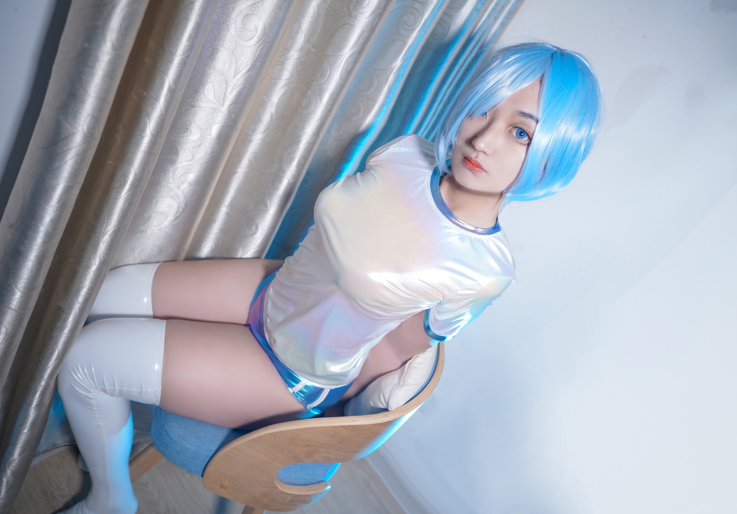 雷姆体操服cosplay | 白川Ashescos雷姆-coser喵-coser美图-coser聚集地