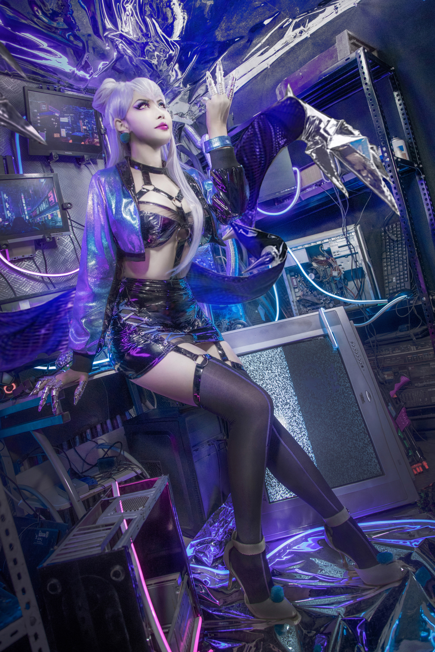 英雄联盟 寡妇制造者伊芙琳cosplay (4/9) 英雄联盟 寡妇制造者伊芙琳cosplay 第4张 - 寡妇制造者图集