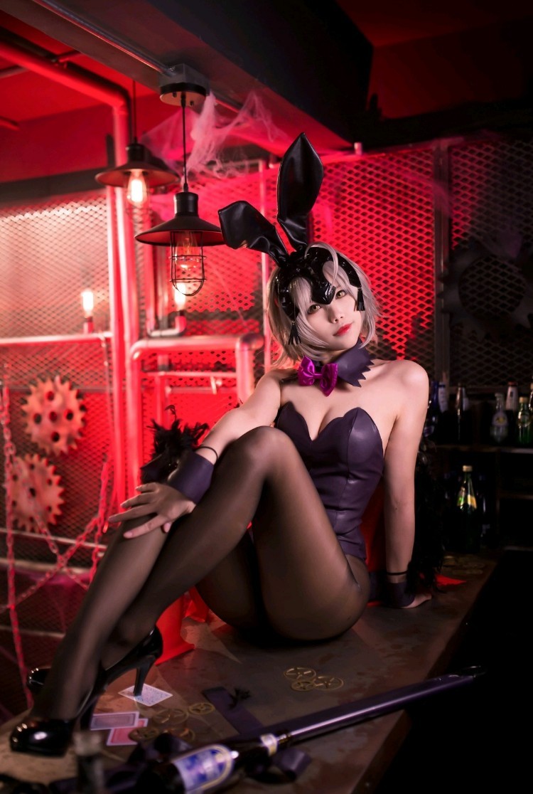 黑贞德兔女郎装cosplay | cos美图精选图集-coser喵-coser美图-coser聚集地