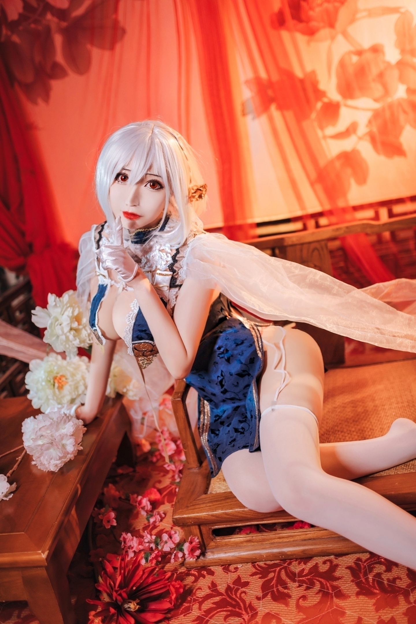《碧蓝航线》天狼星旗袍cosplay (4/9) 《碧蓝航线》天狼星旗袍cosplay 第4张 - cosplay图集