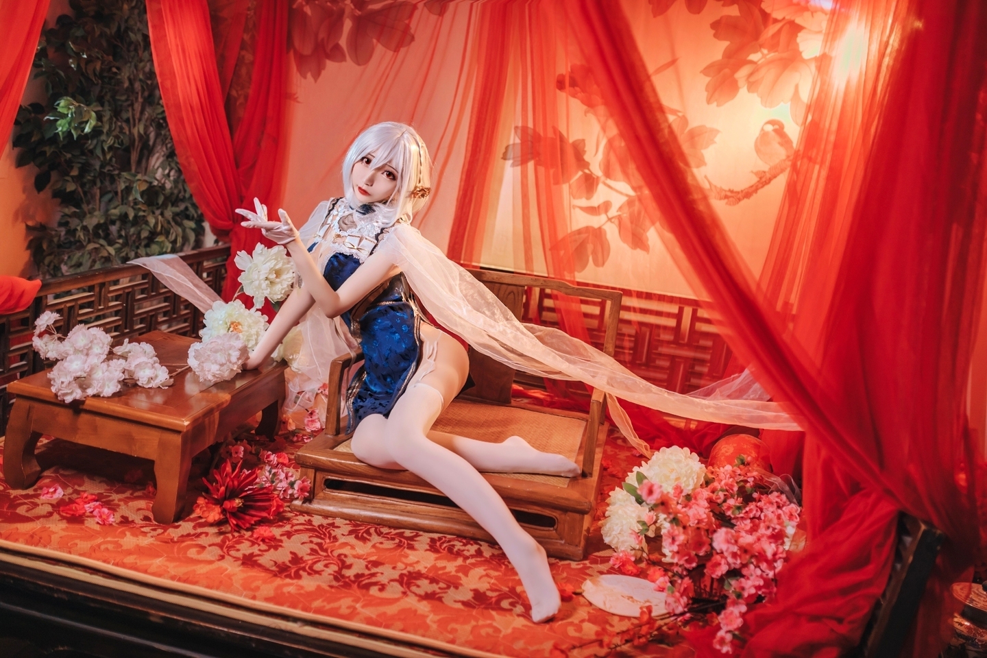 《碧蓝航线》天狼星旗袍cosplay (5/9) 《碧蓝航线》天狼星旗袍cosplay 第5张 - cosplay图集