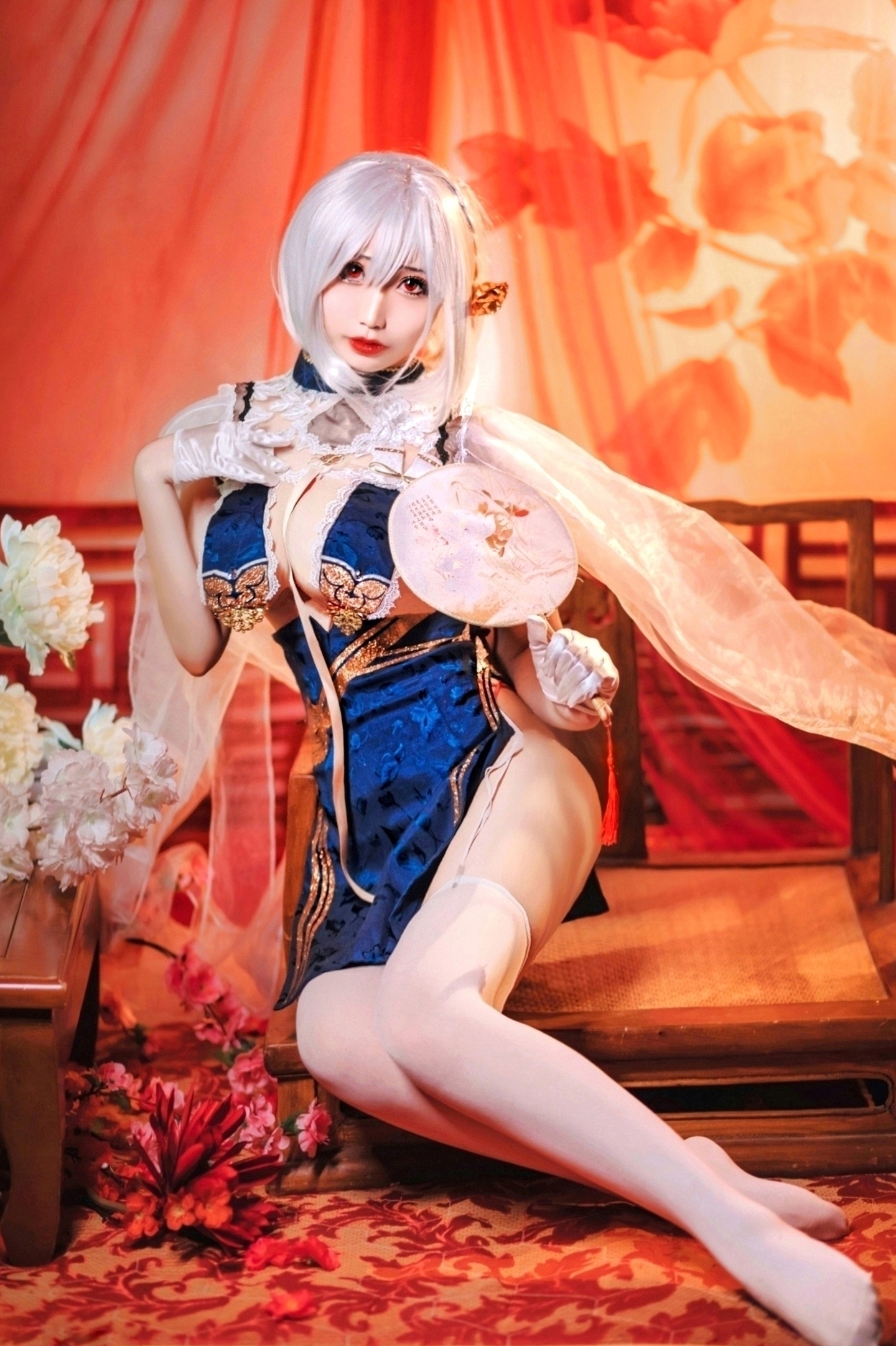 《碧蓝航线》天狼星旗袍cosplay (6/9) 《碧蓝航线》天狼星旗袍cosplay 第6张 - cosplay图集