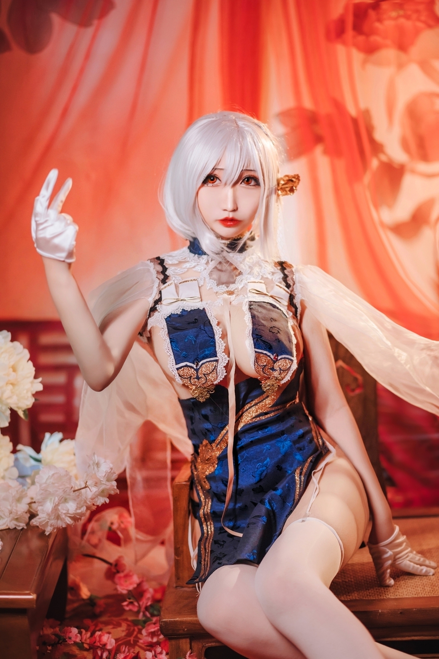 《碧蓝航线》天狼星旗袍cosplay (7/9) 《碧蓝航线》天狼星旗袍cosplay 第7张 - cosplay图集