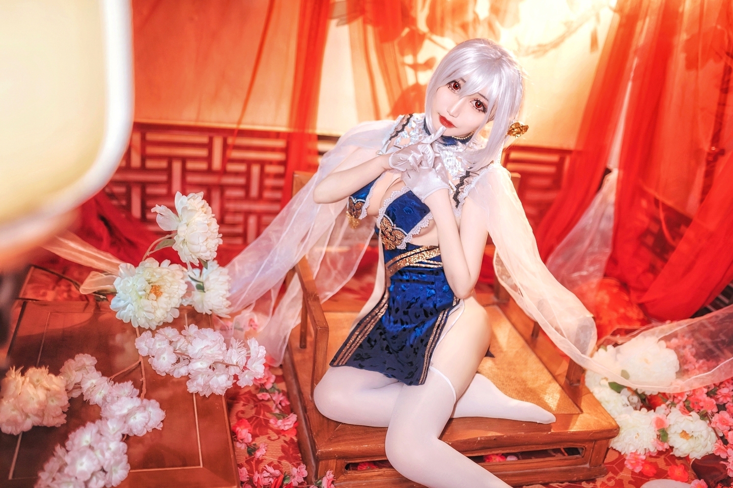 《碧蓝航线》天狼星旗袍cosplay (8/9) 《碧蓝航线》天狼星旗袍cosplay 第8张 - cosplay图集