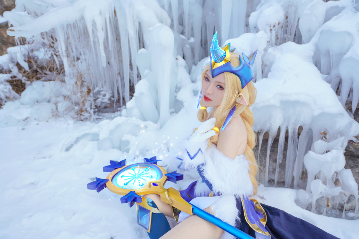 英雄联盟·冬境仙灵·索拉卡Cosplay (15/24) 英雄联盟·冬境仙灵·索拉卡Cosplay 第15张 - 索拉卡图集