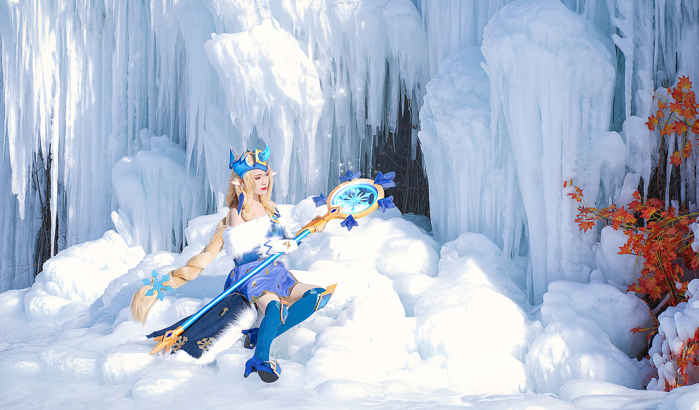 英雄联盟·冬境仙灵·索拉卡Cosplay (18/24) 英雄联盟·冬境仙灵·索拉卡Cosplay 第18张 - 索拉卡图集
