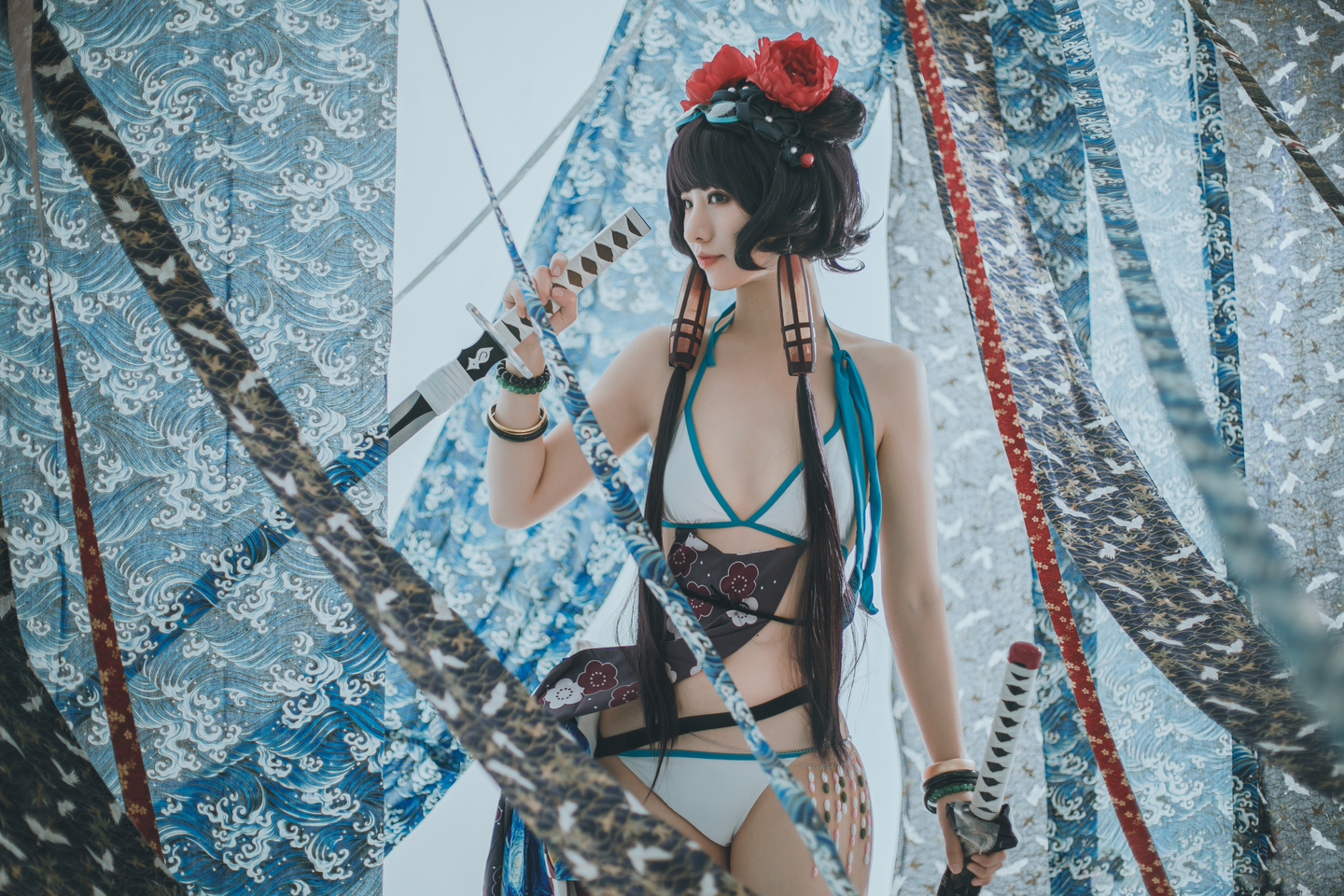 《Fate/Grand Order》葛饰北斋cosplay (6/9) 《Fate/Grand Order》葛饰北斋cosplay 第6张 - 葛饰北斋图集