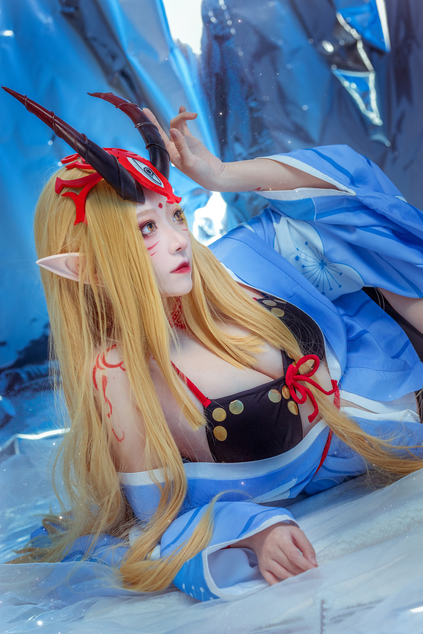 fate/grandorde茨木童子泳装cosplay (2/9) fate/grandorde茨木童子泳装cosplay 第2张 - 茨木童子图集