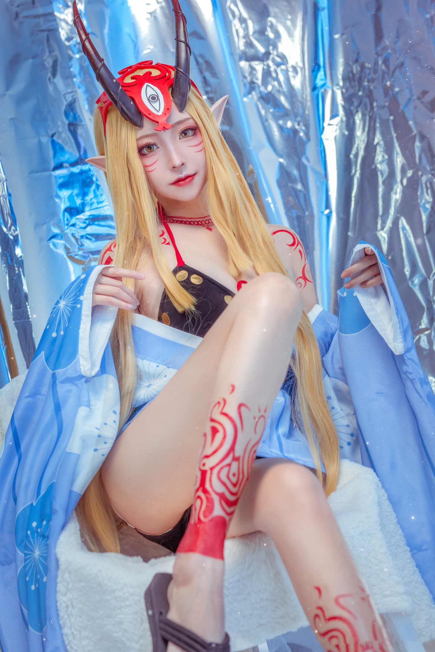 fate/grandorde茨木童子泳装cosplay (4/9) fate/grandorde茨木童子泳装cosplay 第4张 - 茨木童子图集