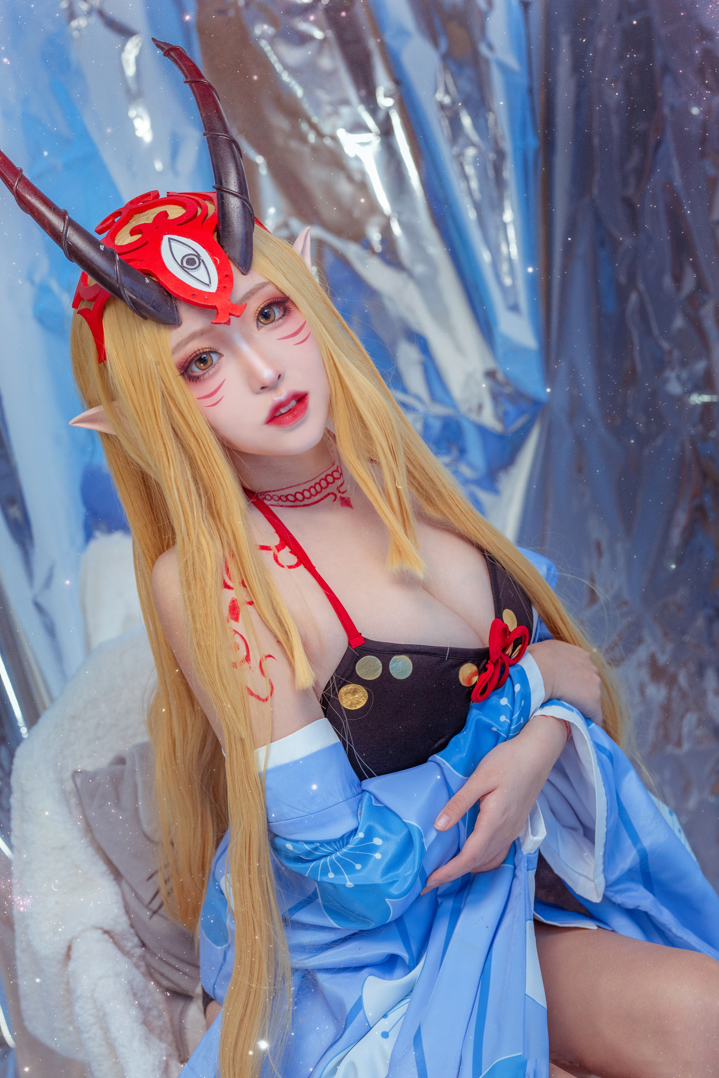fate/grandorde茨木童子泳装cosplay (5/9) fate/grandorde茨木童子泳装cosplay 第5张 - 茨木童子图集