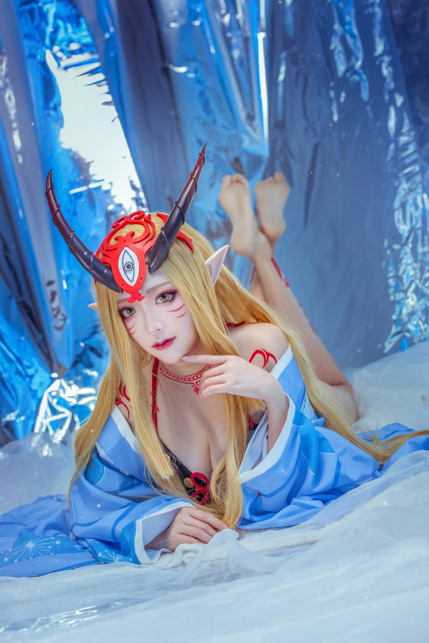 fate/grandorde茨木童子泳装cosplay (8/9) fate/grandorde茨木童子泳装cosplay 第8张 - 茨木童子图集