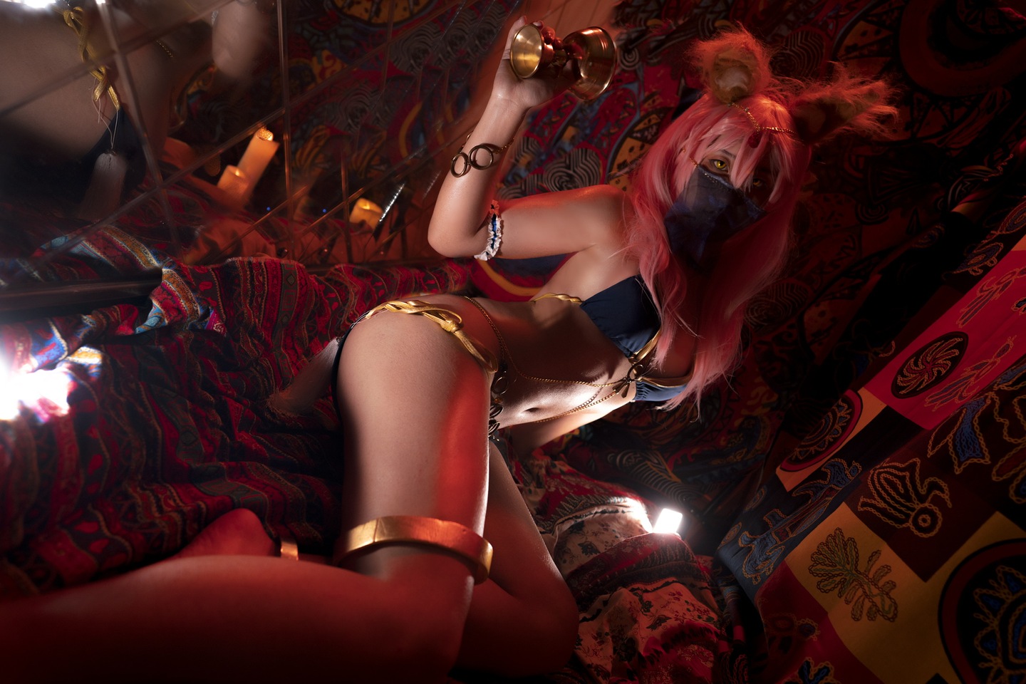 玉藻前舞娘cosplay | 白川Ashescos玉藻前-coser喵-coser美图-coser聚集地