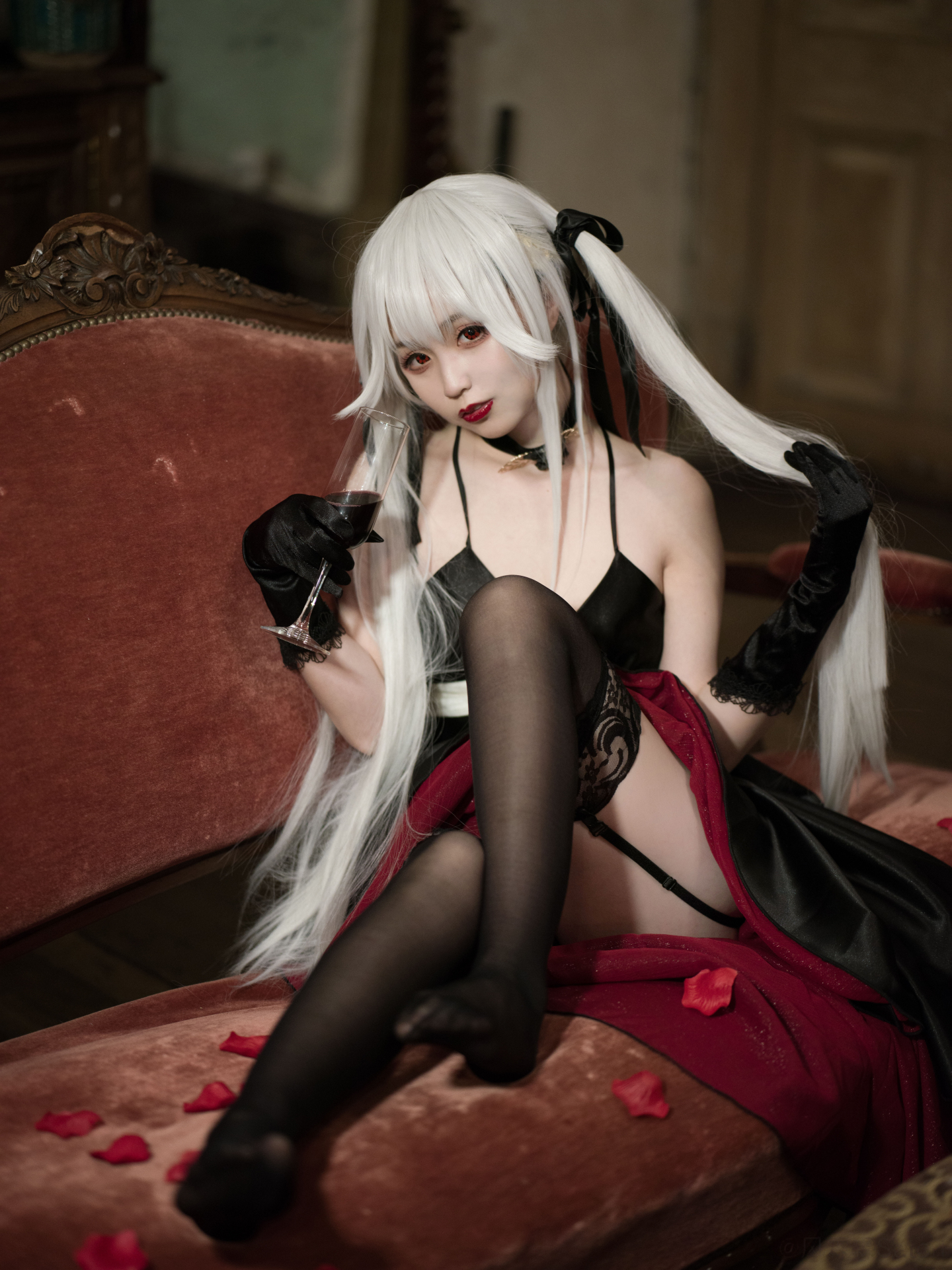 美少女万华镜 -被诅咒之传说少女  篝之雾枝礼服cosplay | 无风霖鹿cos篝之雾枝-coser喵-coser美图-coser聚集地