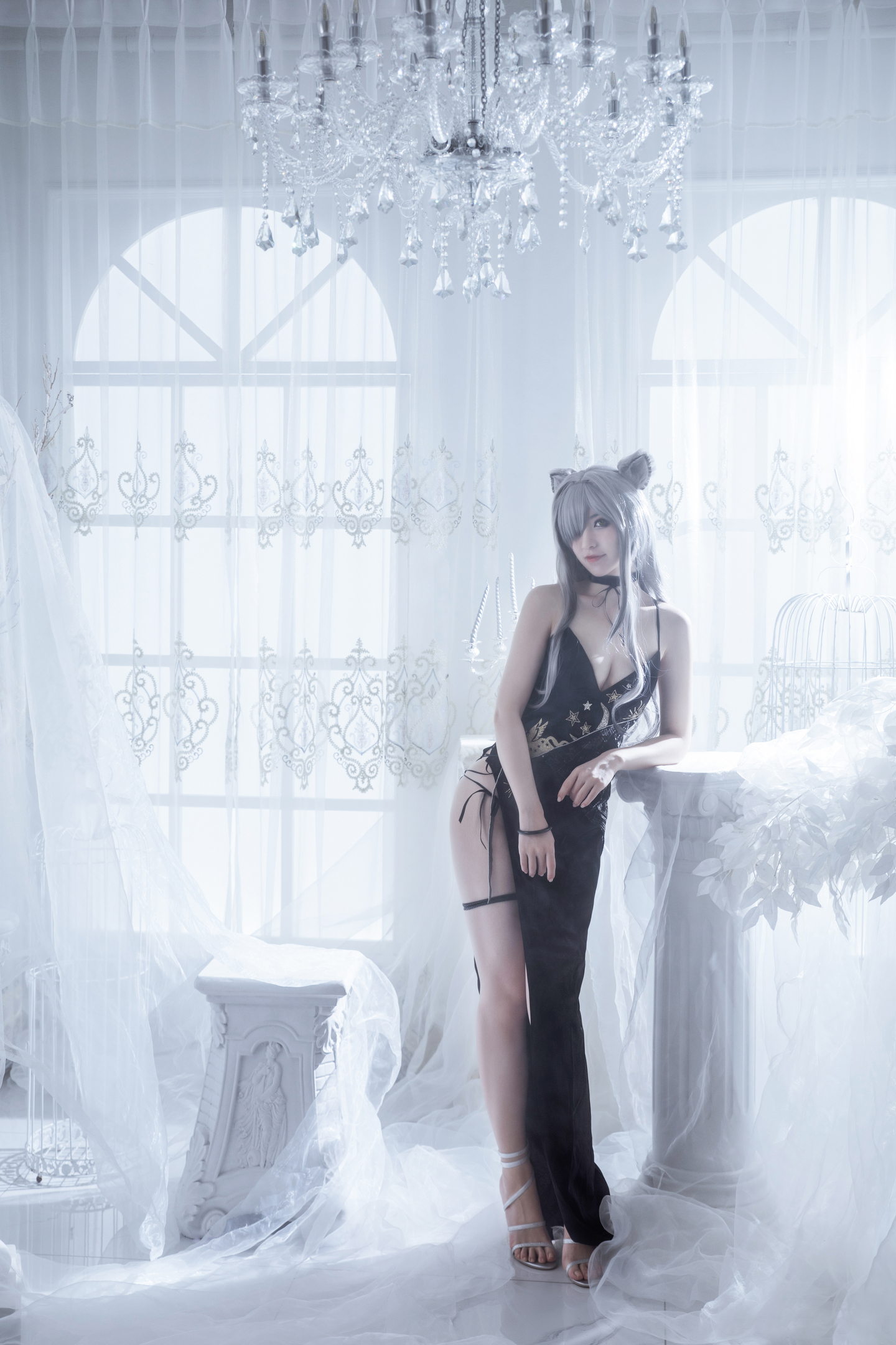 明日方舟 黑cosplay (2/15) 明日方舟 黑cosplay 第2张 - 黑图集