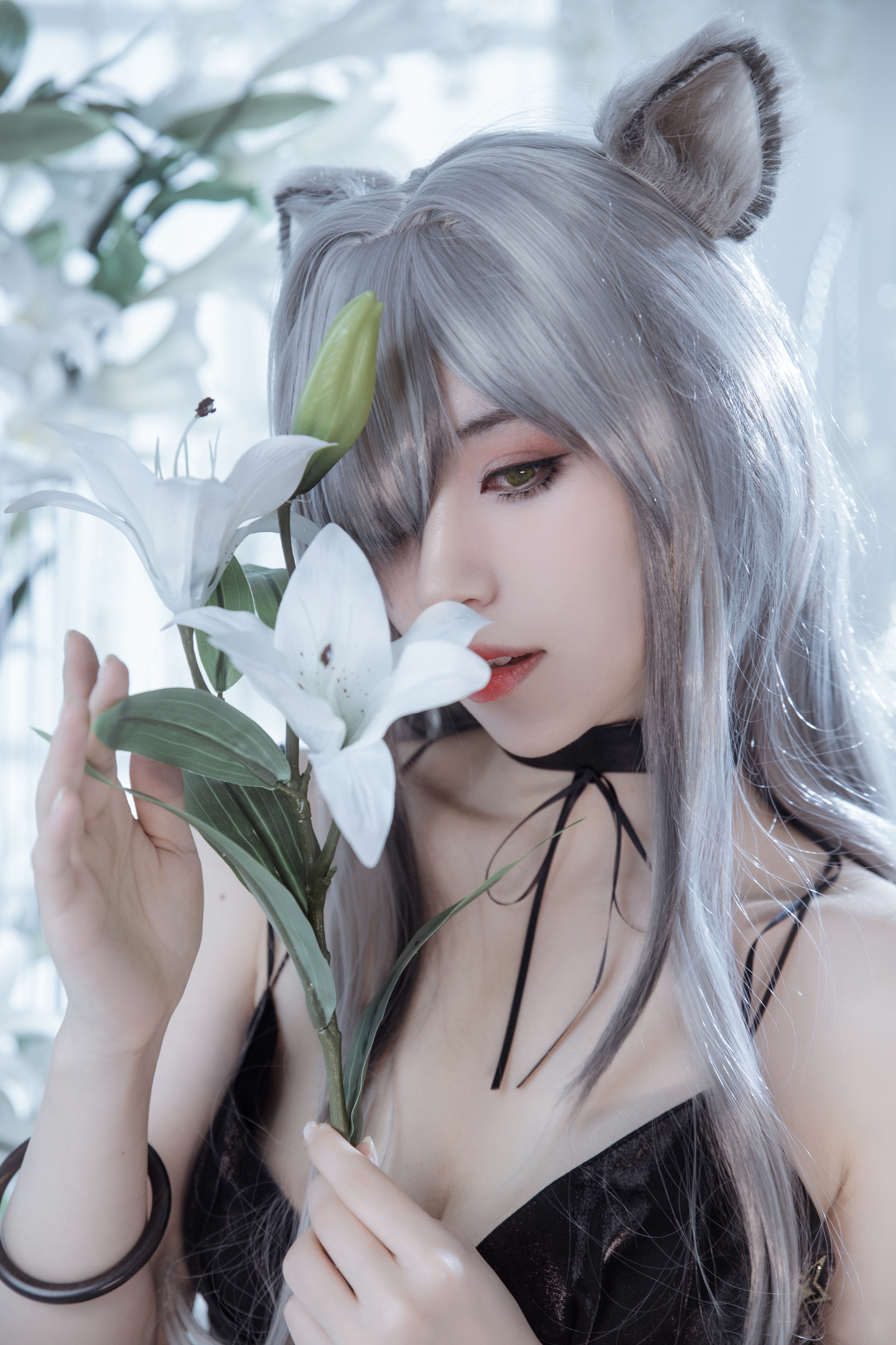 明日方舟 黑cosplay (3/15) 明日方舟 黑cosplay 第3张 - 黑图集