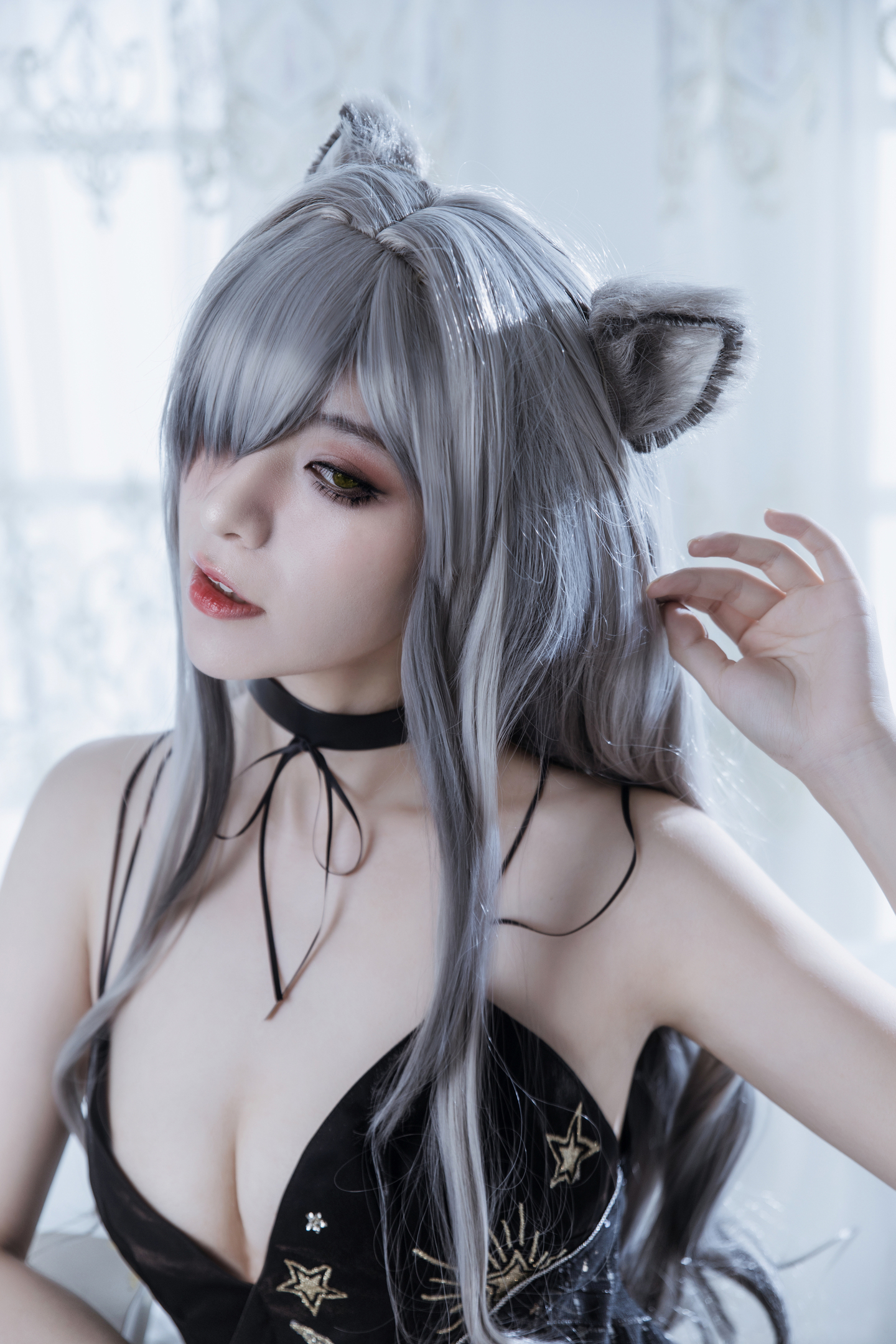 明日方舟 黑cosplay (5/15) 明日方舟 黑cosplay 第5张 - 黑图集