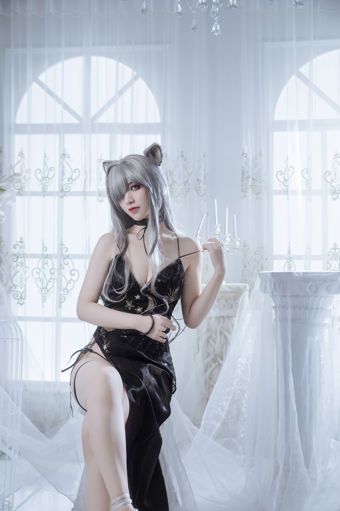 明日方舟 黑cosplay (13/15) 明日方舟 黑cosplay 第13张 - 黑图集