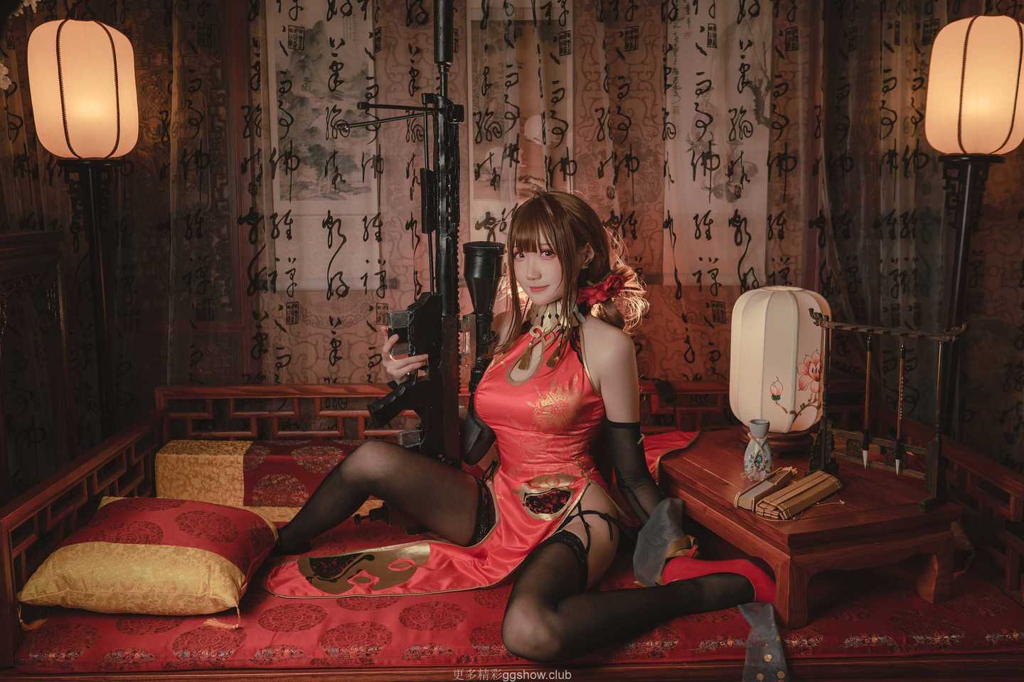 红牡丹的黑丝诱惑 第16张 - cosplay图集
