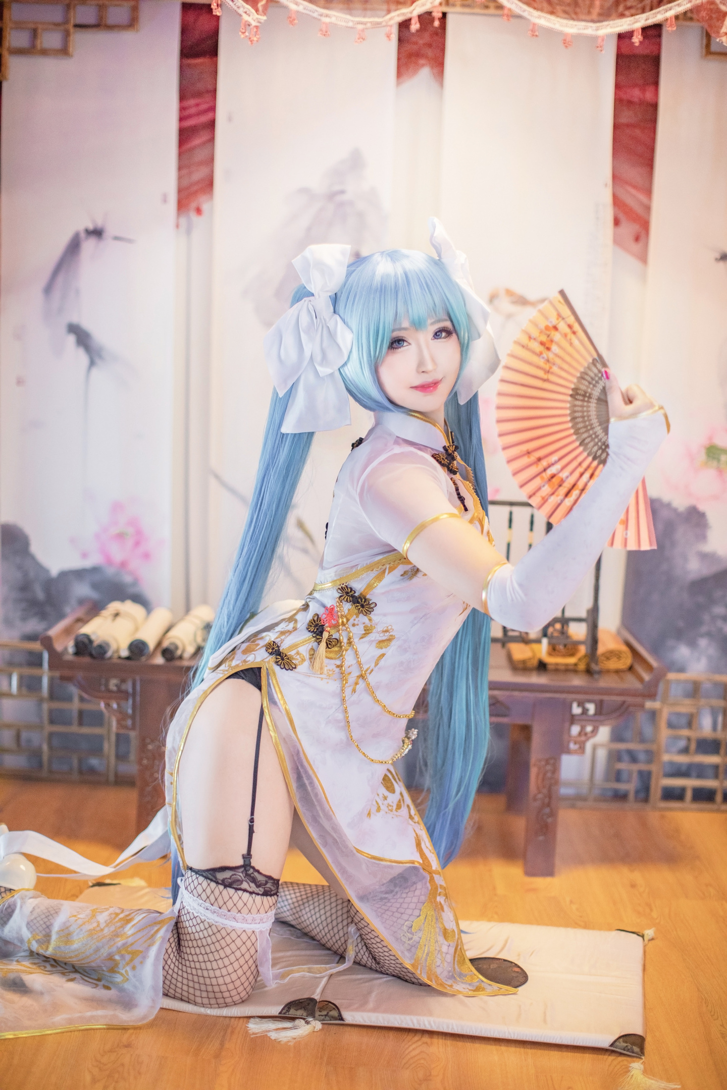 初音未来金丝雀旗袍cosplay | 虚空_澪绫cos初音未来-coser喵-coser美图-coser聚集地