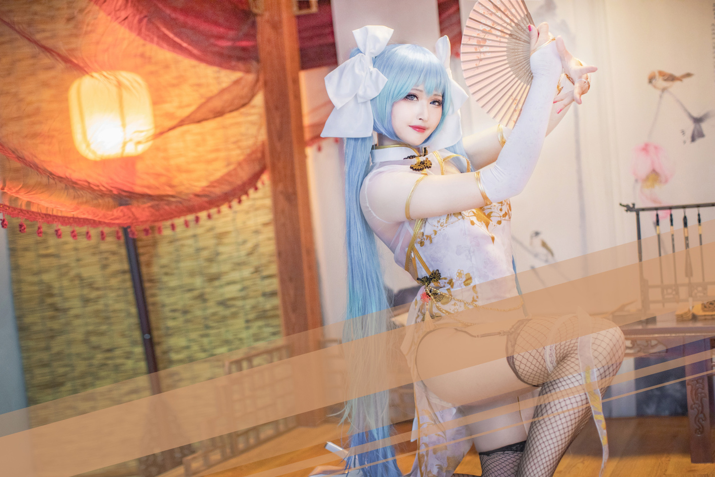 初音未来金丝雀旗袍cosplay (4/9) 初音未来金丝雀旗袍cosplay 第4张 - 初音未来图集