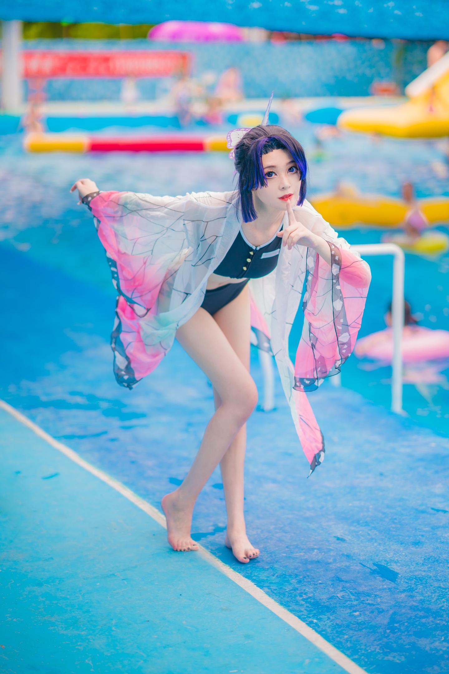 鬼灭同人泳装-蝴蝶忍cosplay (8/10) 鬼灭同人泳装-蝴蝶忍cosplay 第8张 - 蝴蝶忍图集