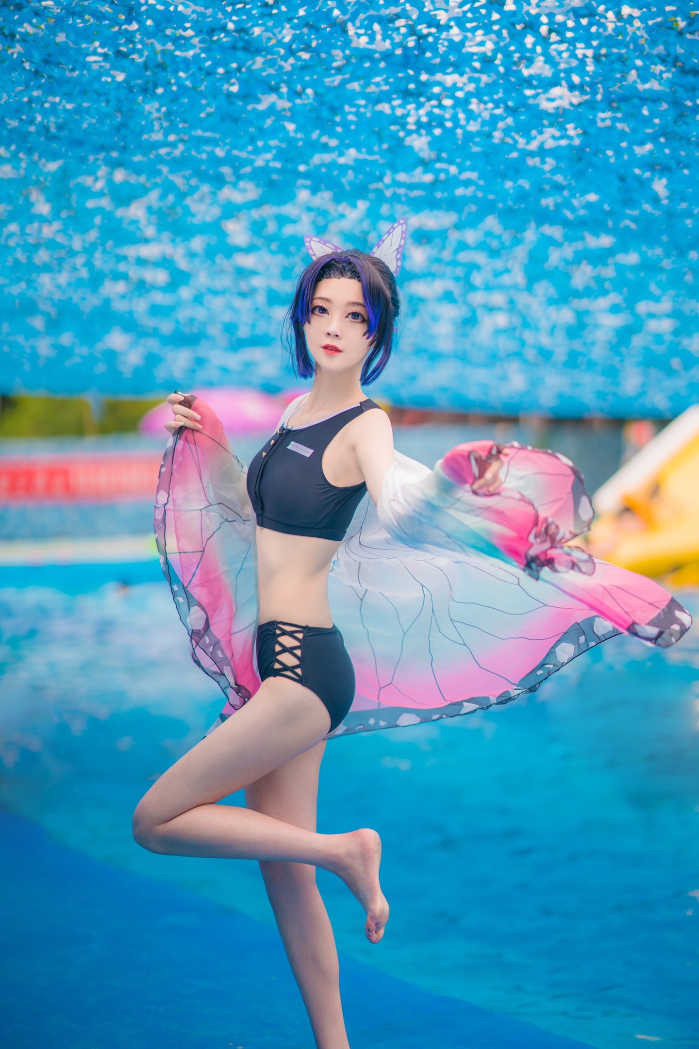 鬼灭同人泳装-蝴蝶忍cosplay (9/10) 鬼灭同人泳装-蝴蝶忍cosplay 第9张 - 蝴蝶忍图集