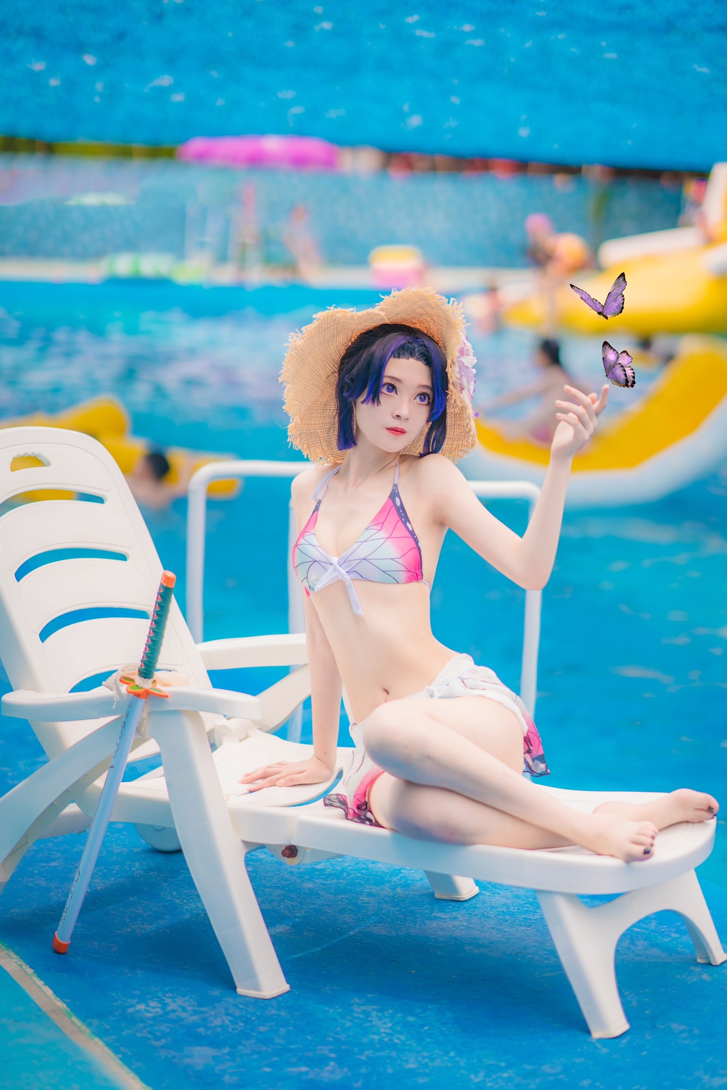 鬼灭同人泳装-蝴蝶忍比基尼cosplay (7/9) 鬼灭同人泳装-蝴蝶忍比基尼cosplay 第7张 - 蝴蝶忍图集
