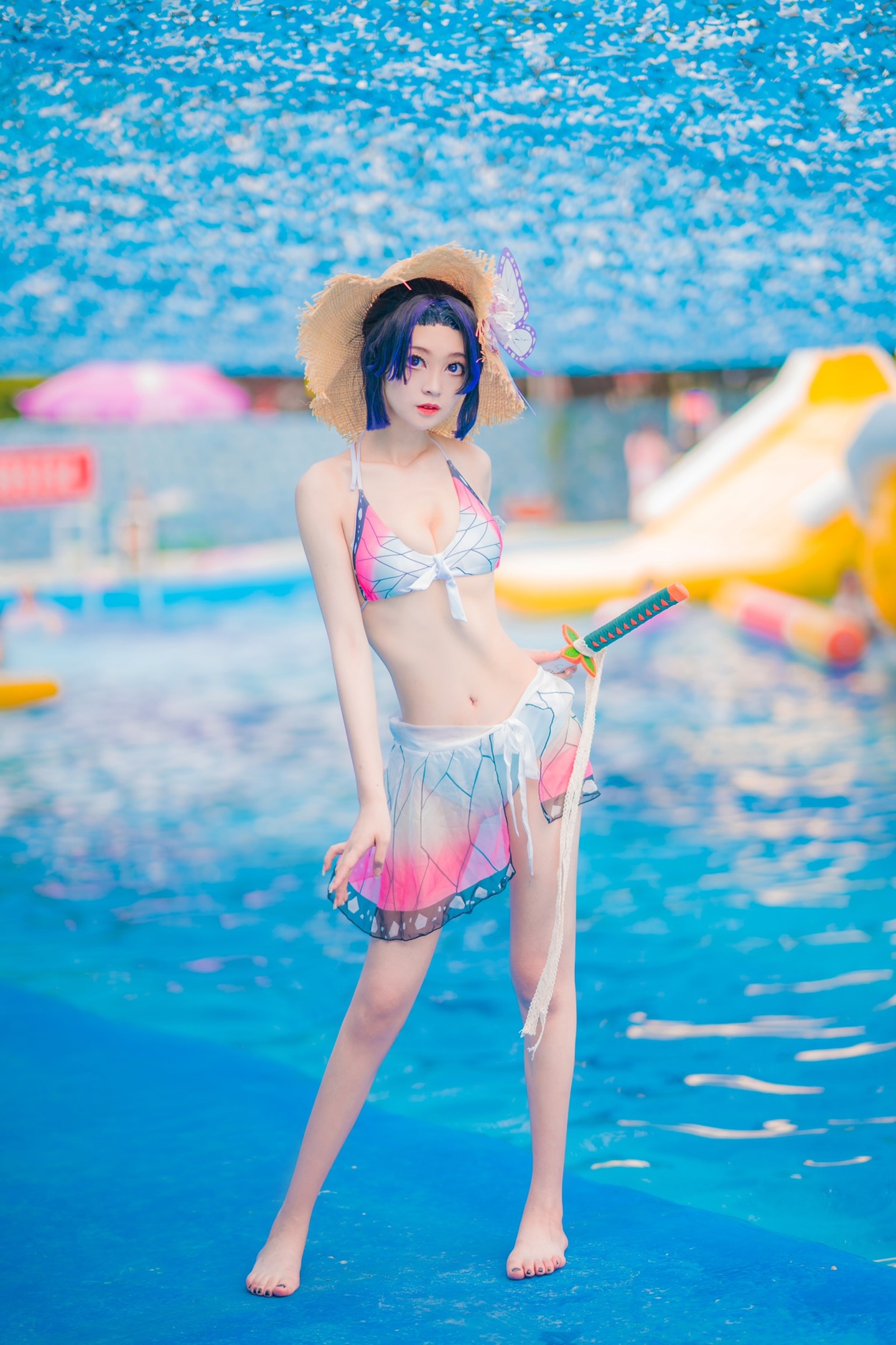 鬼灭同人泳装-蝴蝶忍比基尼cosplay (9/9) 鬼灭同人泳装-蝴蝶忍比基尼cosplay 第9张 - 蝴蝶忍图集