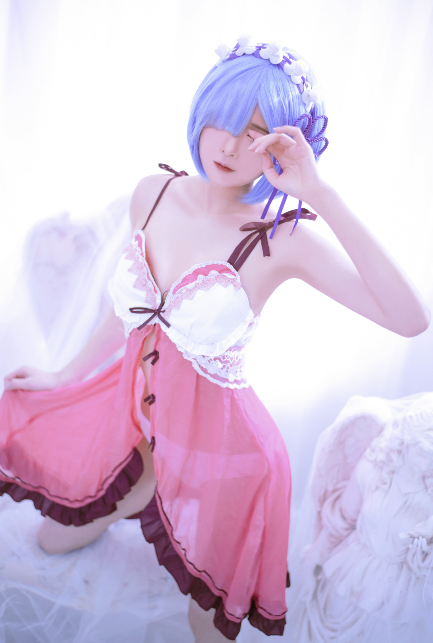 从零开始的异世界生活 蕾姆睡衣cosplay (2/9) 从零开始的异世界生活 蕾姆睡衣cosplay 第2张 - 蕾姆图集