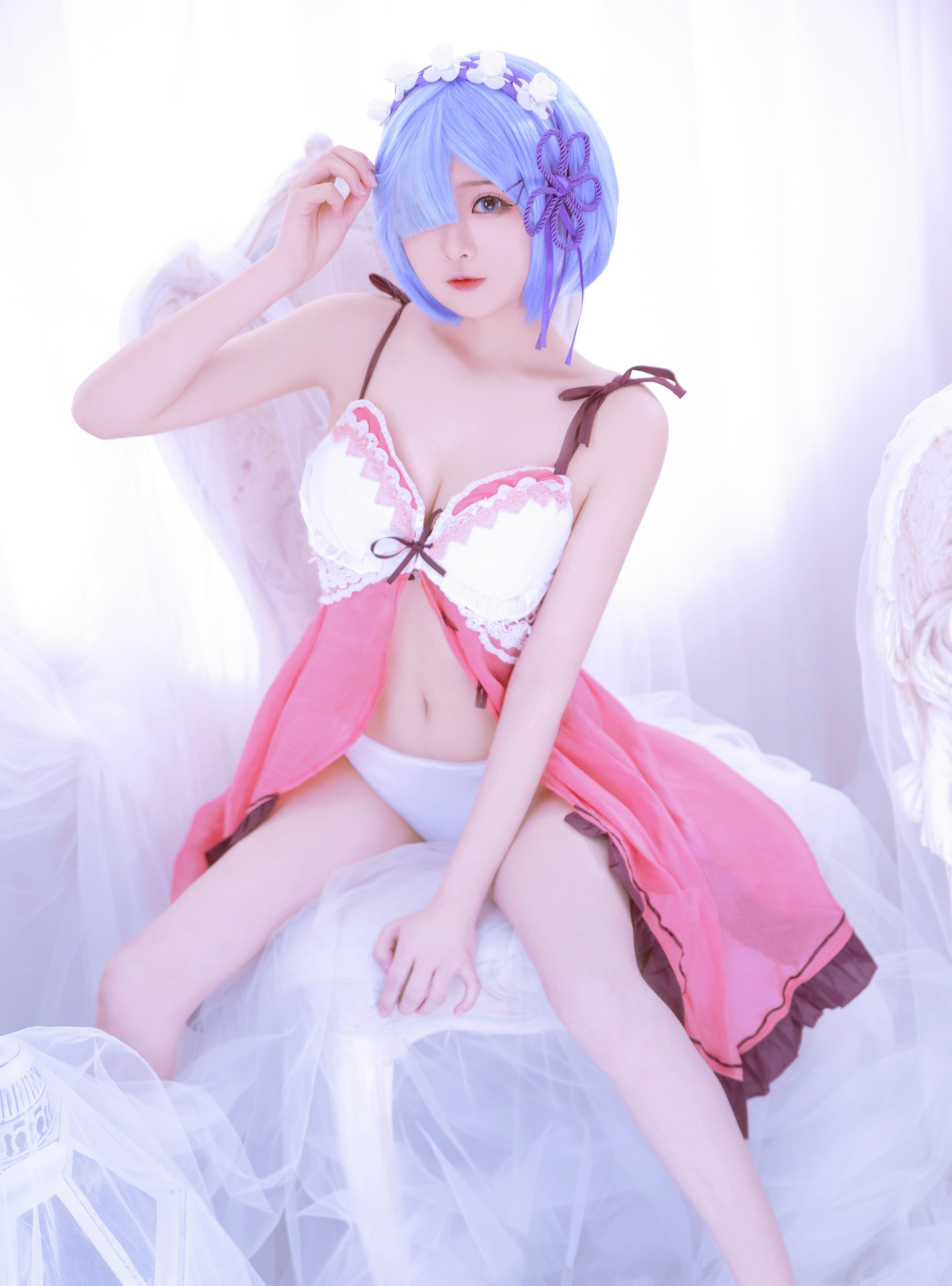 从零开始的异世界生活 蕾姆睡衣cosplay (4/9) 从零开始的异世界生活 蕾姆睡衣cosplay 第4张 - 蕾姆图集