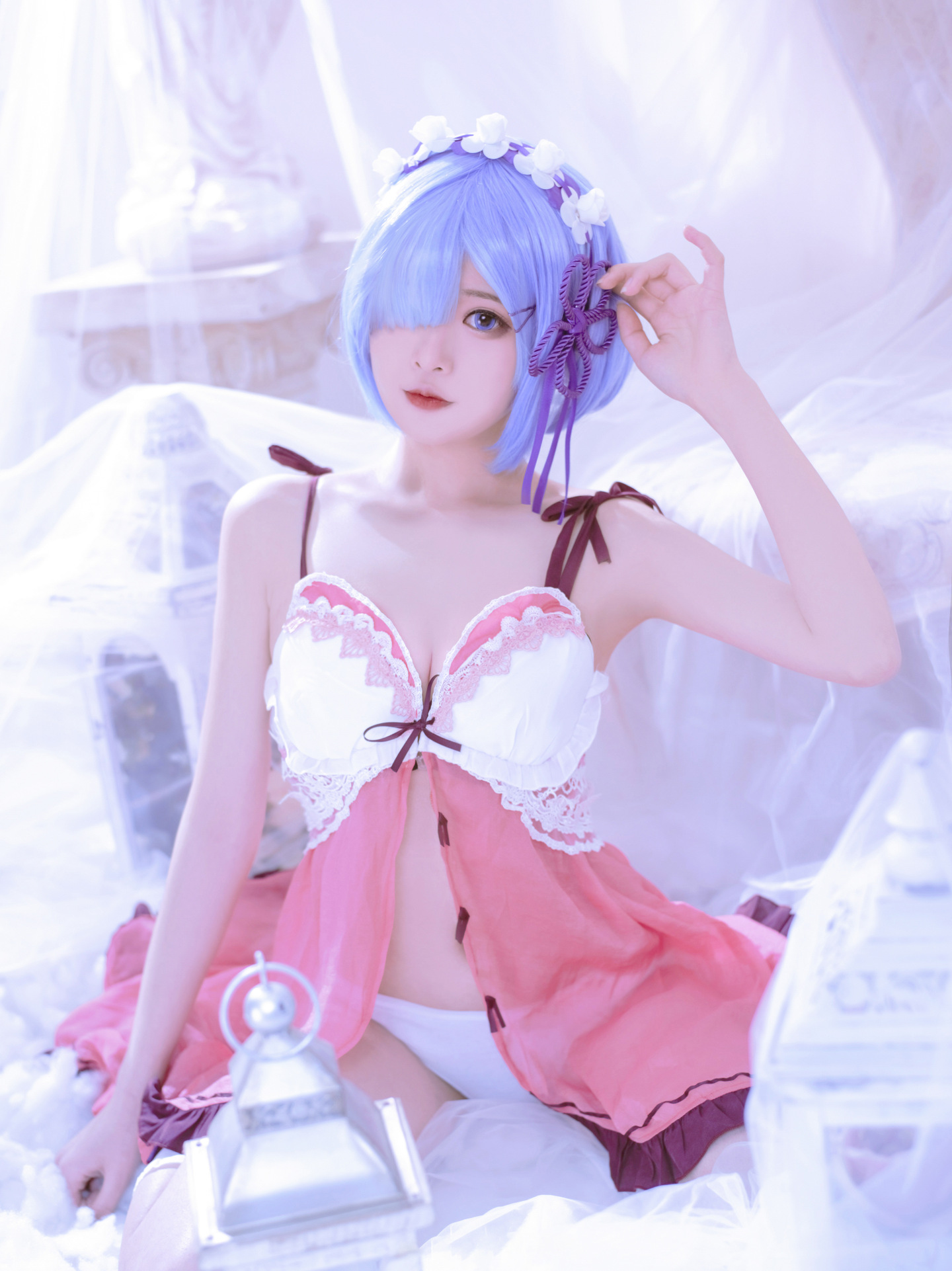 从零开始的异世界生活 蕾姆睡衣cosplay (5/9) 从零开始的异世界生活 蕾姆睡衣cosplay 第5张 - 蕾姆图集