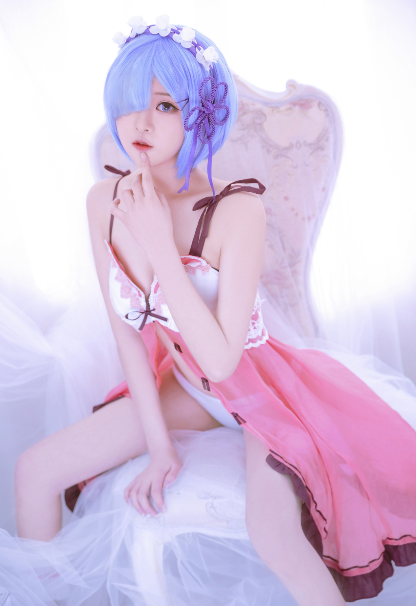 从零开始的异世界生活 蕾姆睡衣cosplay (8/9) 从零开始的异世界生活 蕾姆睡衣cosplay 第8张 - 蕾姆图集