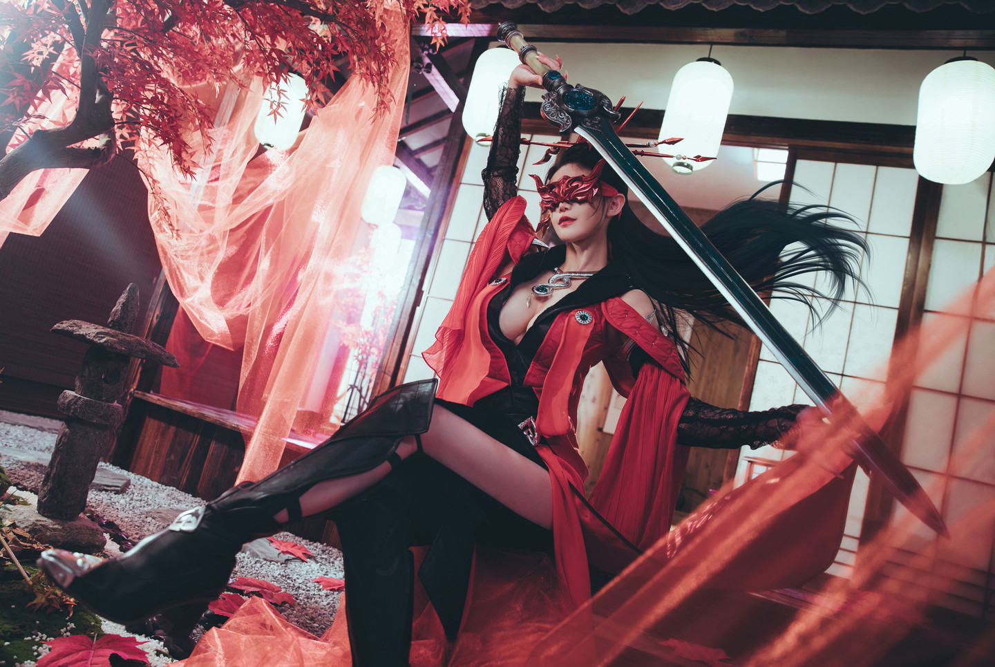 永劫无间 宁红夜cosplay (7/11) 永劫无间 宁红夜cosplay 第7张 - 宁红夜图集