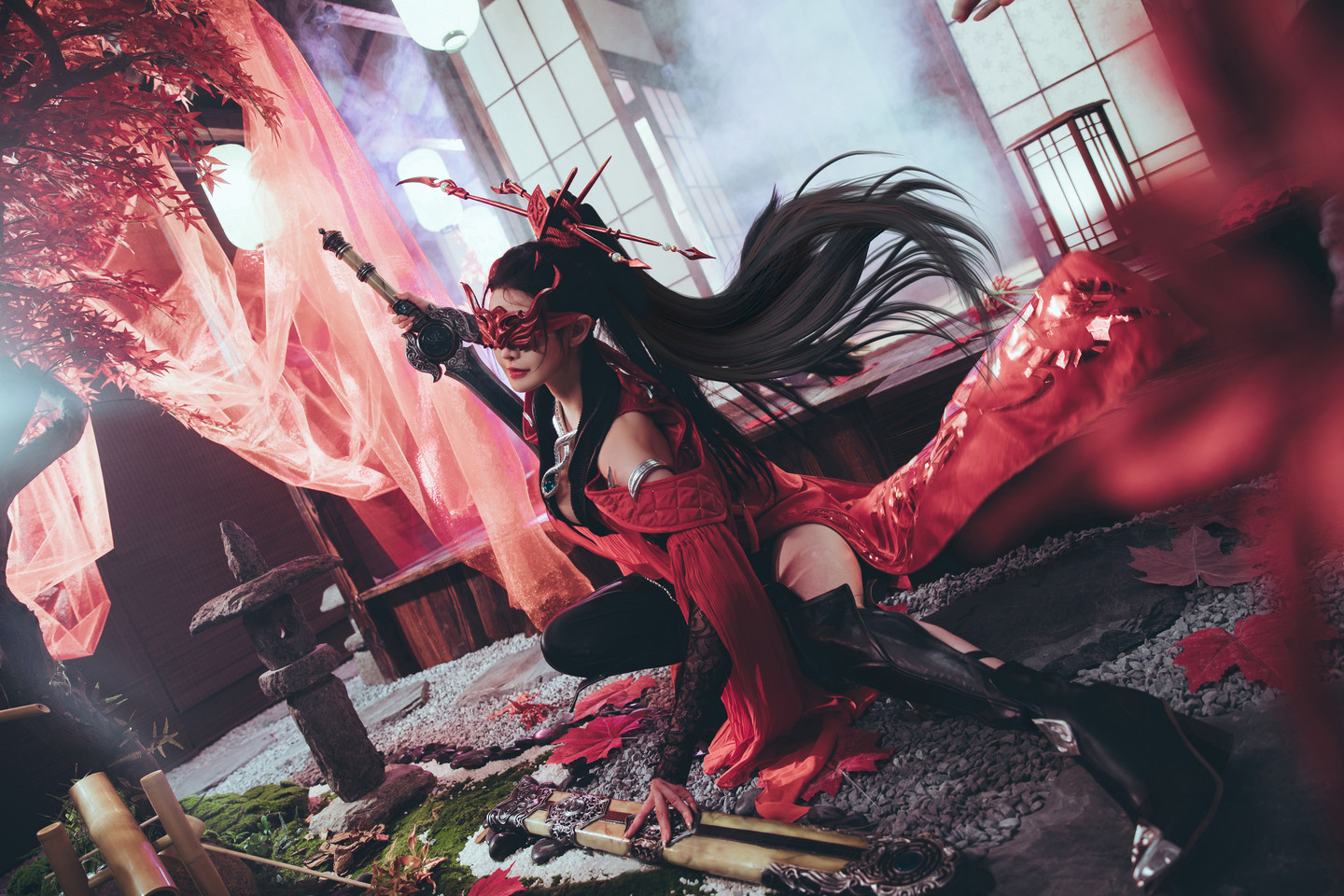 永劫无间 宁红夜cosplay (8/11) 永劫无间 宁红夜cosplay 第8张 - 宁红夜图集
